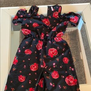 Cold shoulder jumpsuit